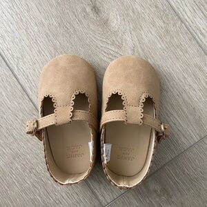 Janie and Jack Tan Kids Dress Shoes